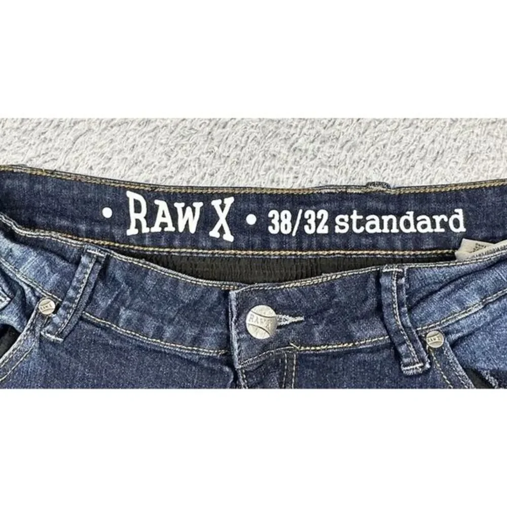 Raw X Standard Camouflage Moto Jeans Men's 38x32 Cotton Blend Stretch‎ Denim